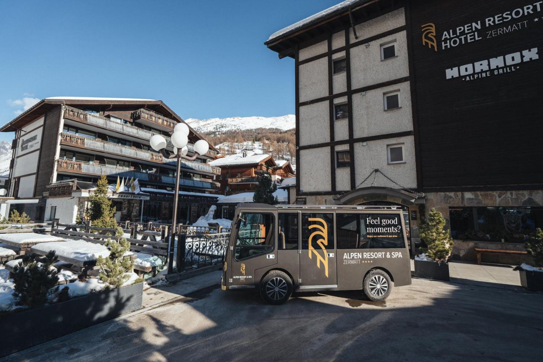Alpen Resort Hotel Zermatt Exterior foto