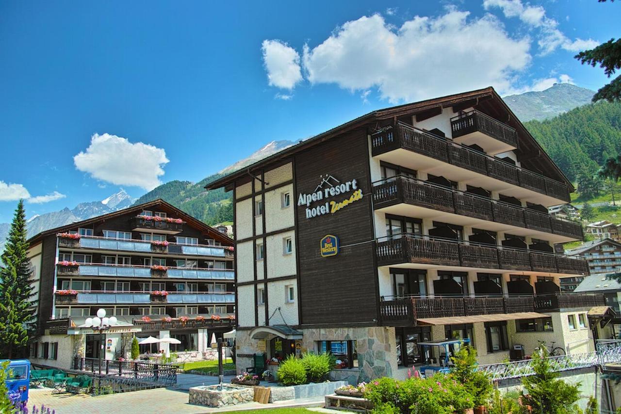 Alpen Resort Hotel Zermatt Exterior foto